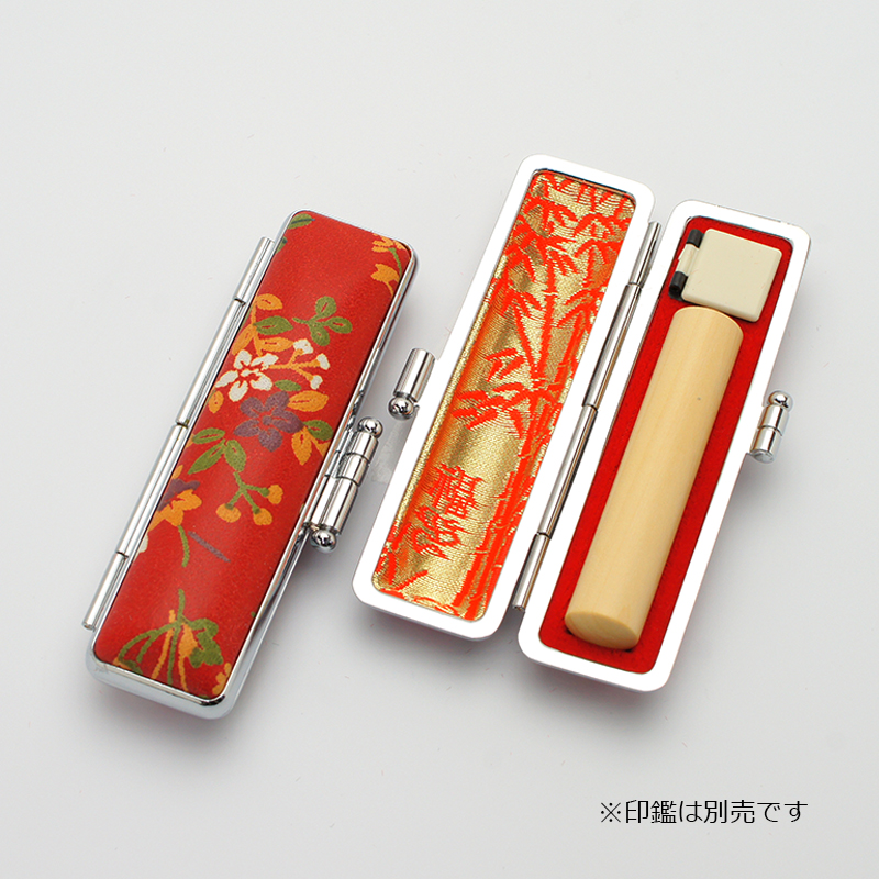 印鑑ケース 赤ローケツ D-4 10.5-12.0mm