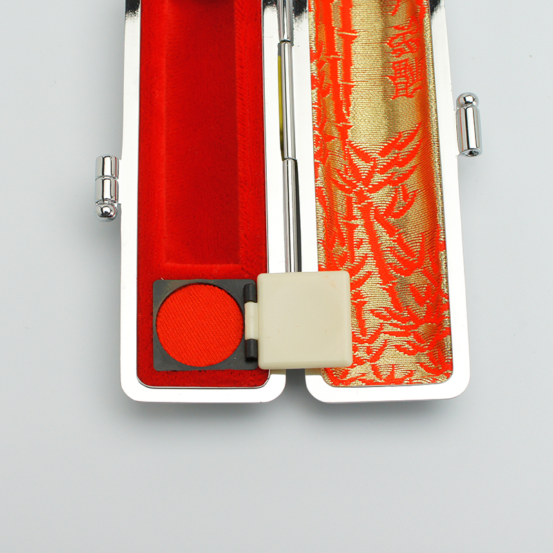 印鑑ケース 赤ローケツ D-4 10.5-12.0mm