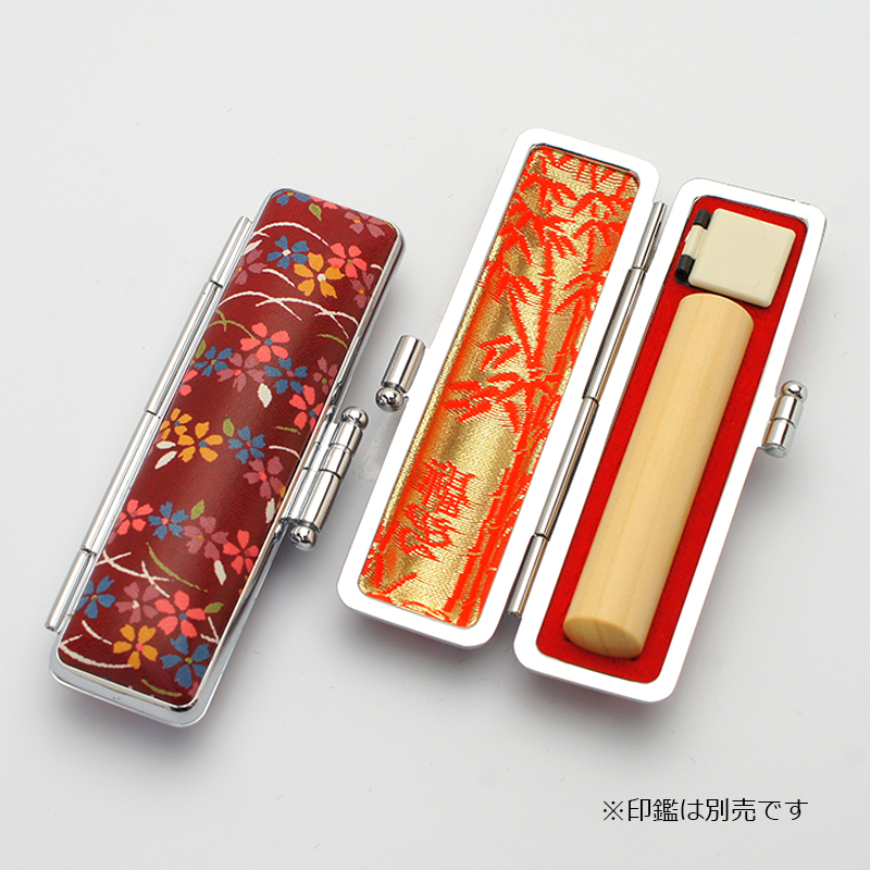 印鑑ケース 赤ローケツ D-12 10.5-12.0mm