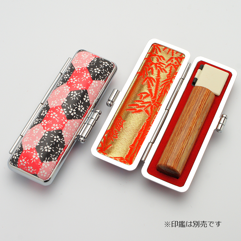 印鑑ケース 赤ローケツ D-2 13.5-15.0mm