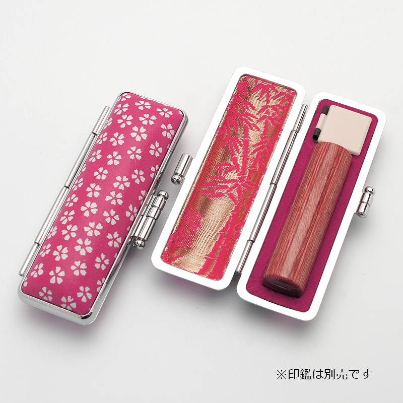 印鑑ケース 赤ローケツ D-8 13.5-15.0mm