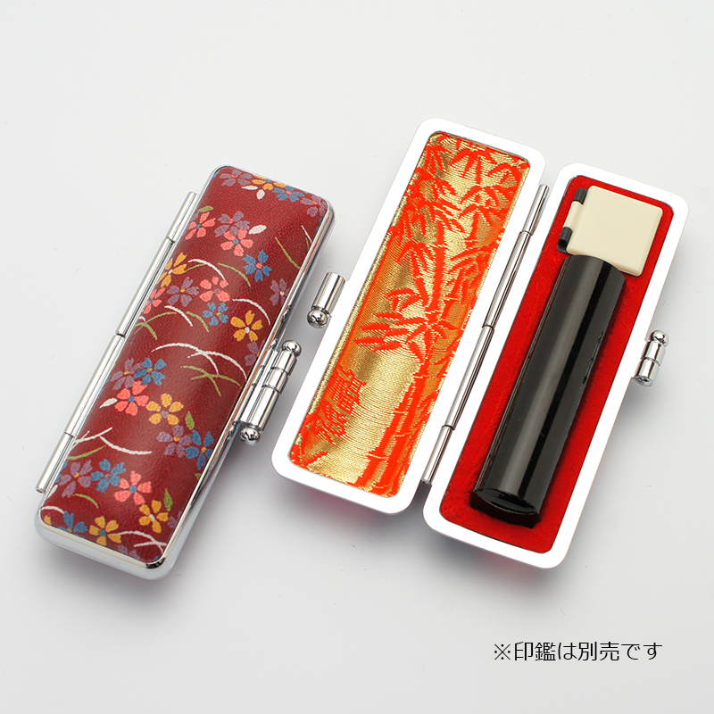 印鑑ケース 赤ローケツ D-12 13.5-15.0mm