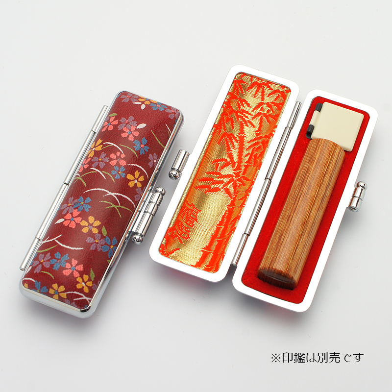 印鑑ケース 赤ローケツ D-12 13.5-15.0mm