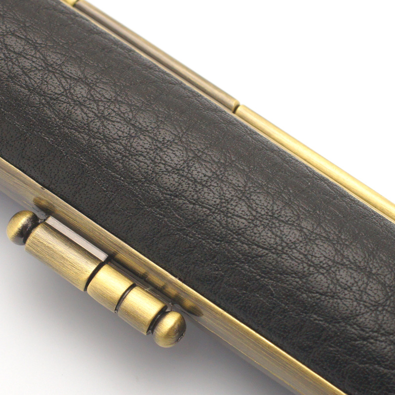 印鑑ケース カウレザー ブラック 10.5-12.0mm