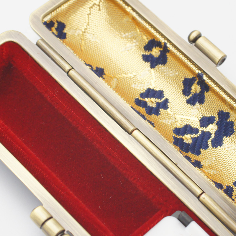 印鑑ケース カウレザー ブラック 10.5-12.0mm