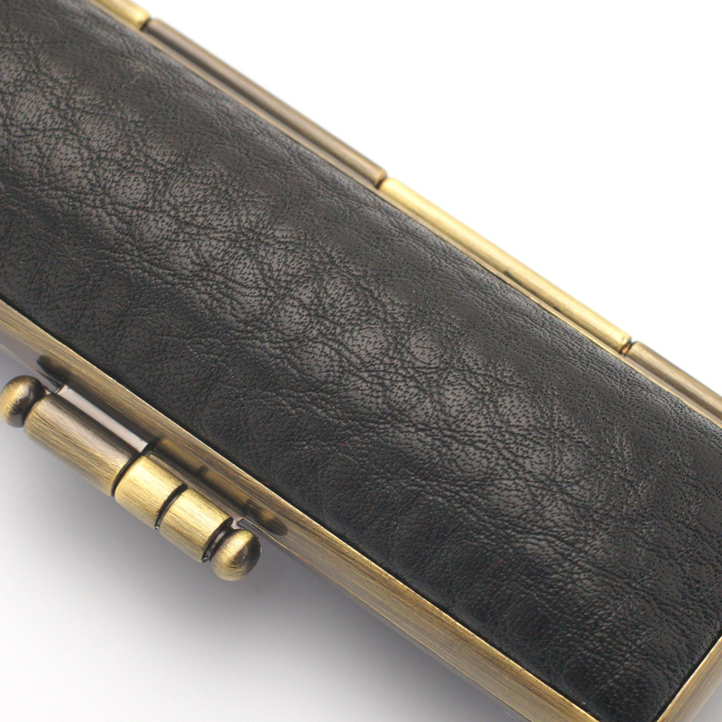 印鑑ケース カウレザー ブラック 13.5-15.0mm