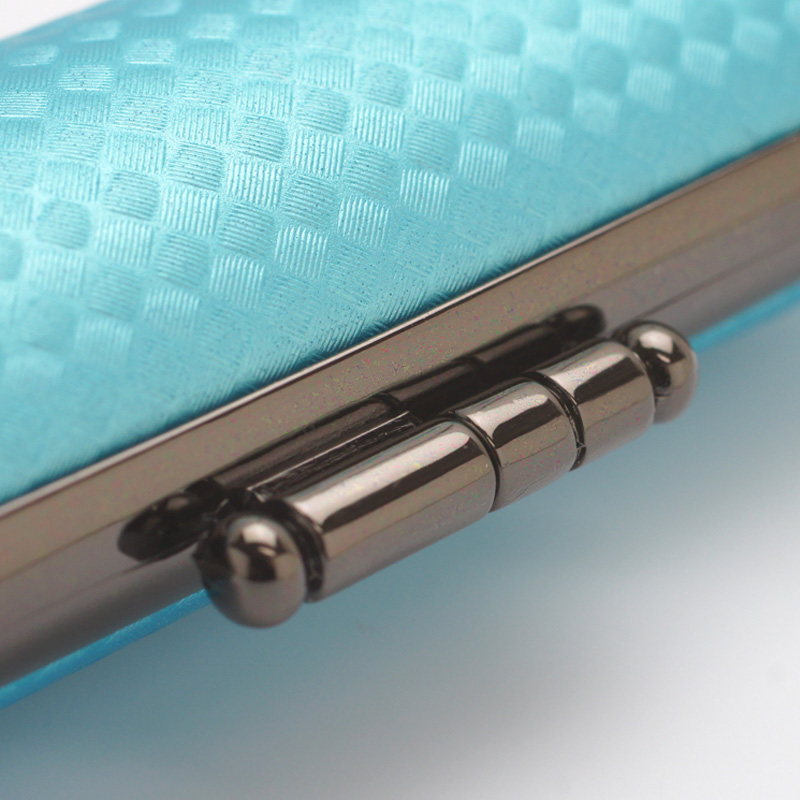 印鑑ケース ライトカーボン調デザインケース ブルー 10.5-12.0mm