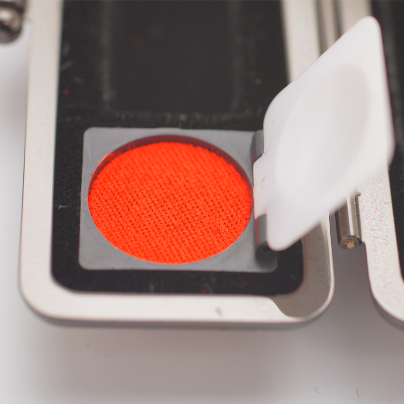 印鑑ケース ライトカーボン調デザインケース ライトブラウン 10.5-12.0mm