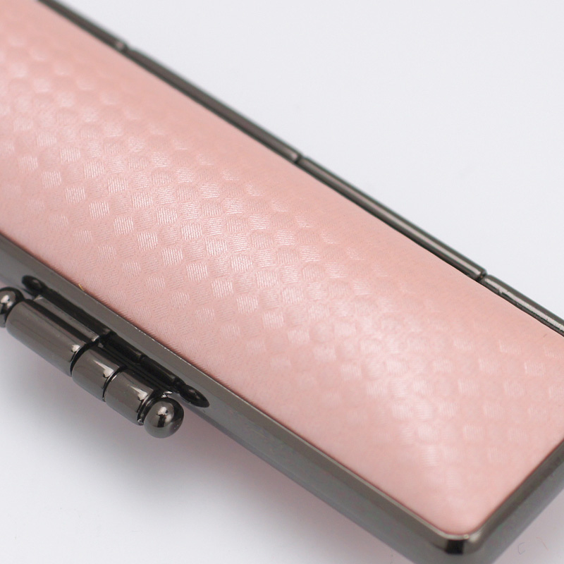印鑑ケース ライトカーボン調デザインケース ピンク 13.5-15.0mm