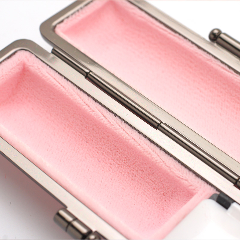 印鑑ケース ライトカーボン調デザインケース ピンク 13.5-15.0mm
