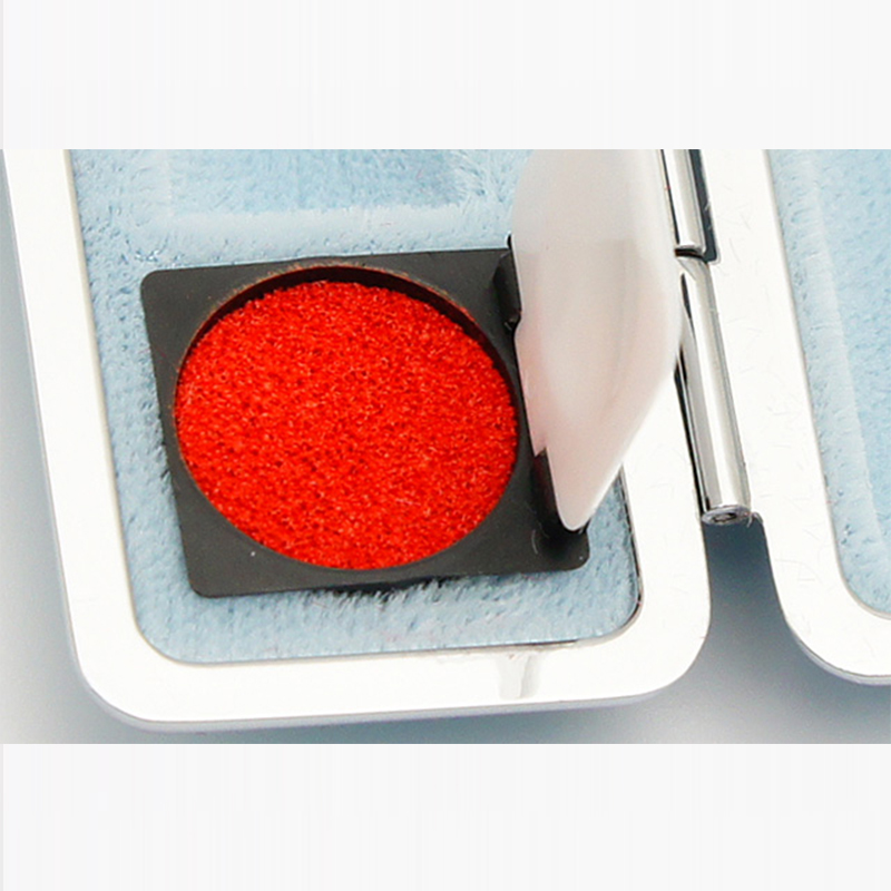 印鑑ケース シャンパンカラー印鑑ケース シャンパンブルー 13.5-15.0mm