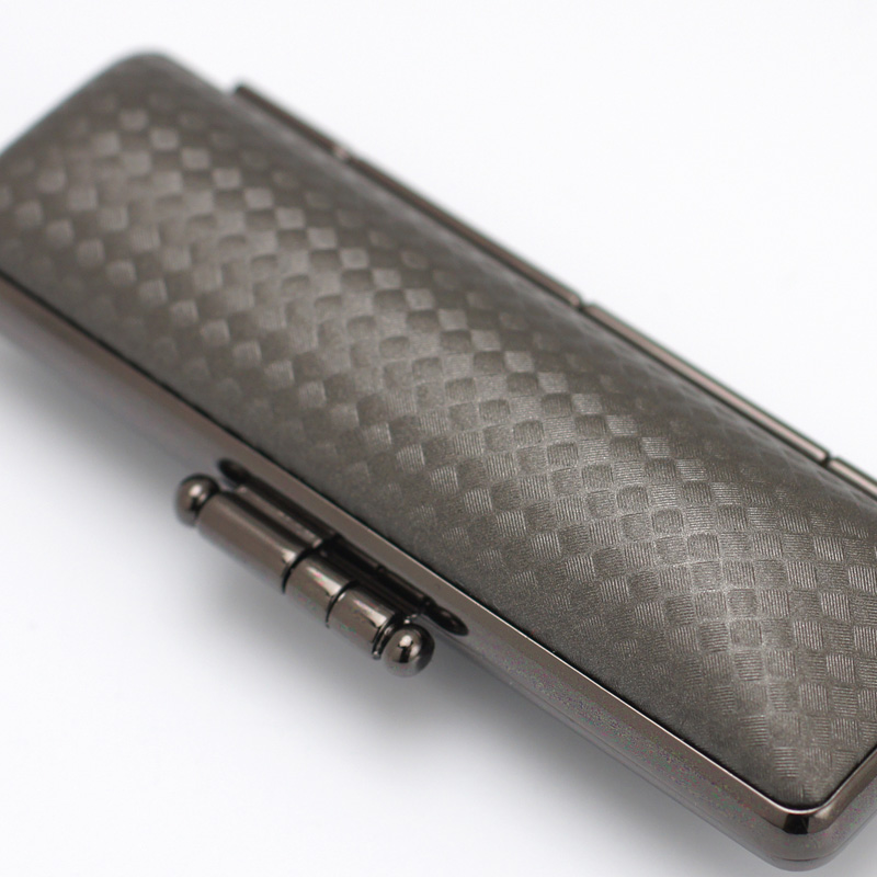 印鑑ケース ライトカーボン調デザインケース ブラック 13.5-15.0mm