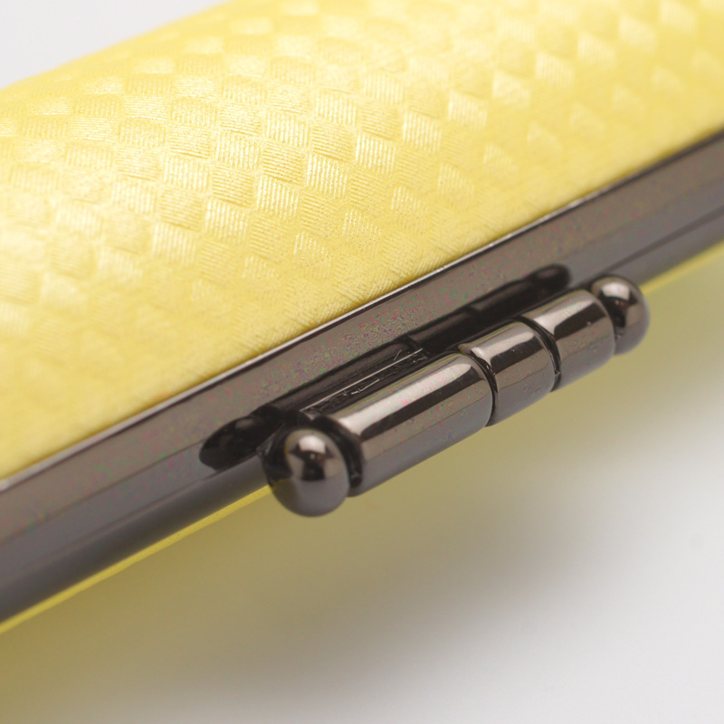 印鑑ケース ライトカーボン調デザインケース イエロー 16.5-18.0mm