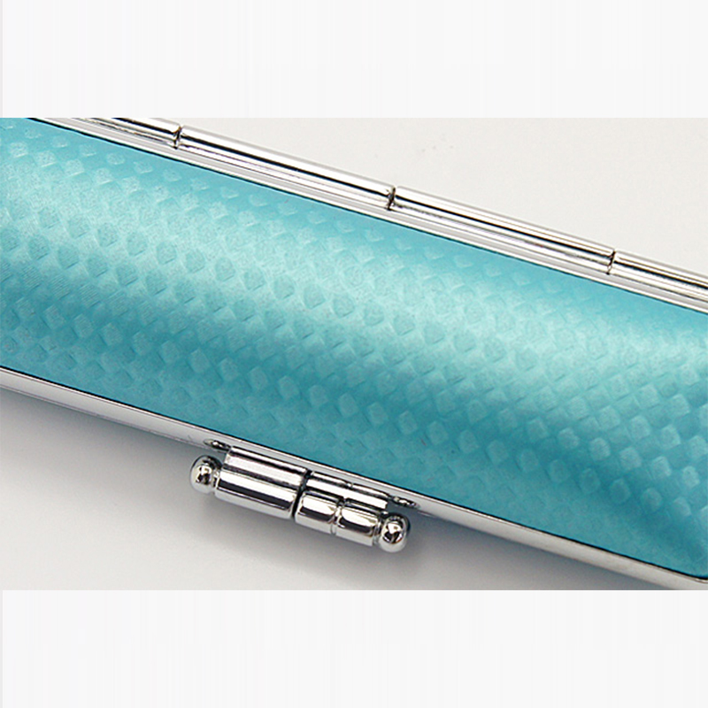 印鑑ケース シャンパンカラー印鑑ケース シャンパンブルー 16.5-18.0mm