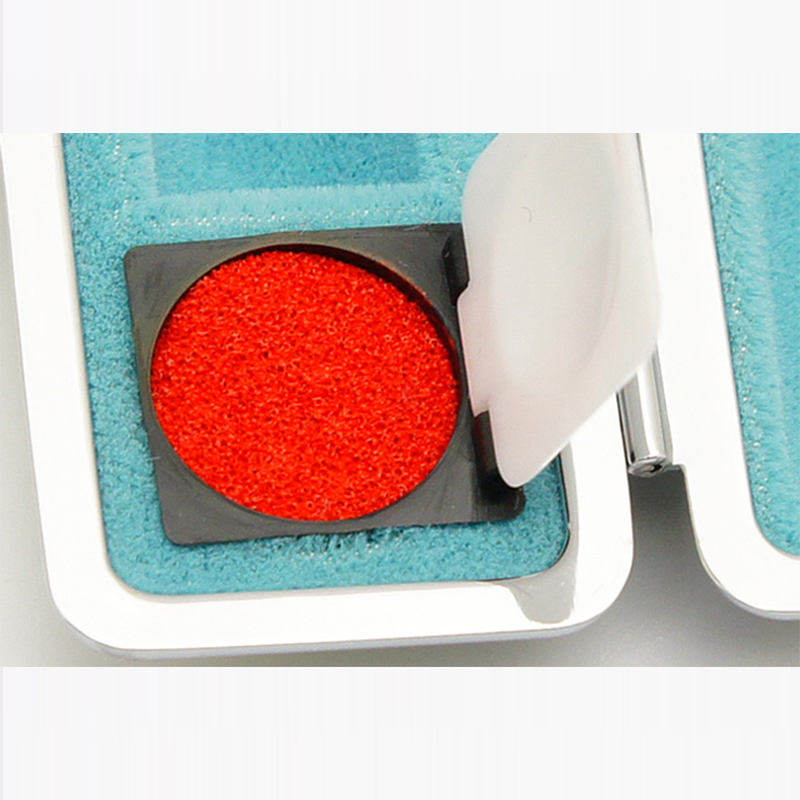 印鑑ケース シャンパンカラー印鑑ケース シャンパングリーン 16.5-18.0mm