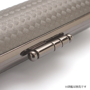 印鑑ケース ライトカーボン調デザインケース ブラック 16.5-18.0mm