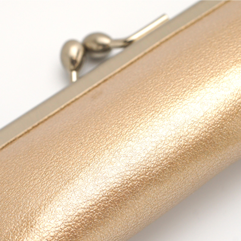 がま口印鑑ケース パールゴールド  10.5-18.0mm