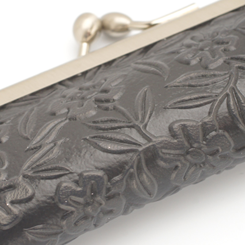 がま口印鑑ケース マリーナブラック 10.5-18.0mm