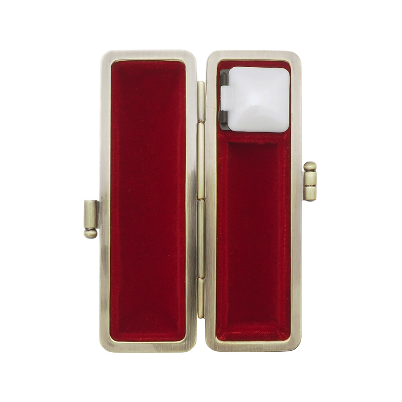 印鑑ケース カラーカウレザー ブラウン 16.5-18.0mm