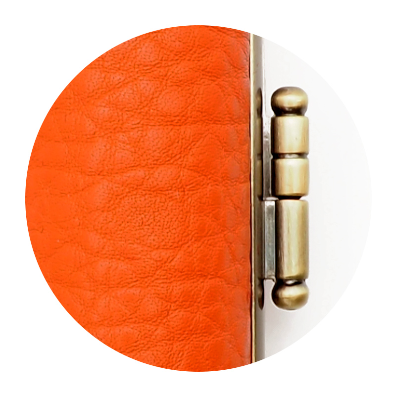 印鑑ケース カラーカウレザー オレンジ 10.5-12.0mm