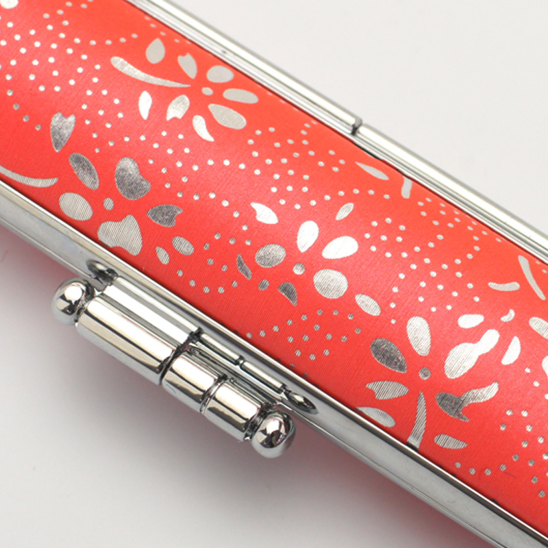 印鑑ケース 銀花 ピンク 10.5-12.0mm