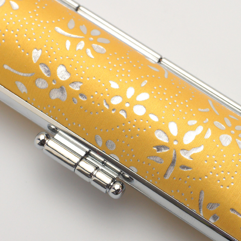 印鑑ケース 銀花 イエロー 13.5-15.0mm