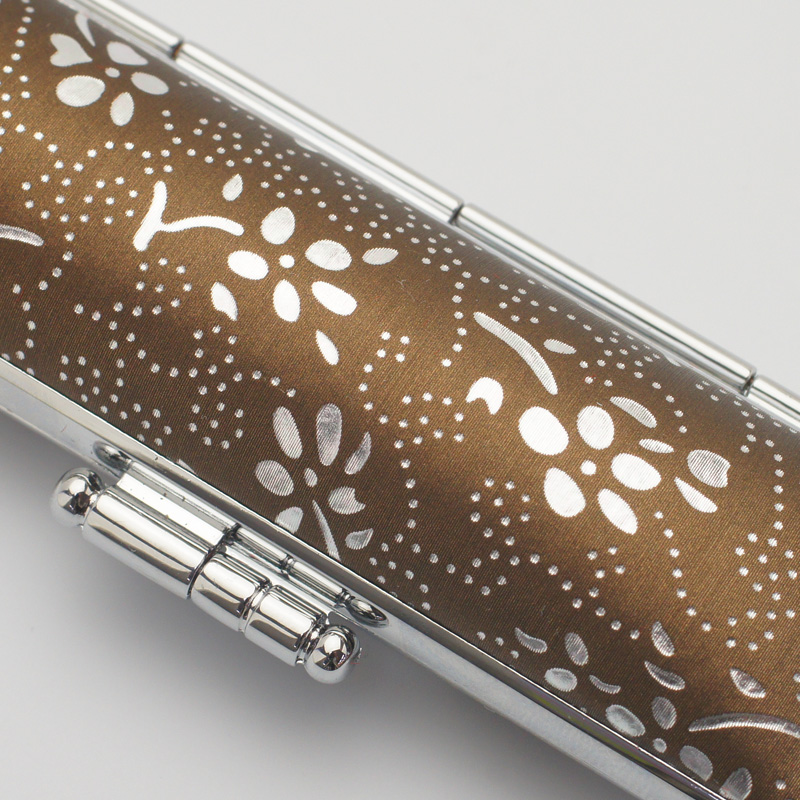 印鑑ケース 銀花 ブラウン 13.5-15.0mm