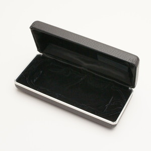 印鑑ケース カーボン化粧箱 （ブラックレザーボックス） 1本収納タイプ