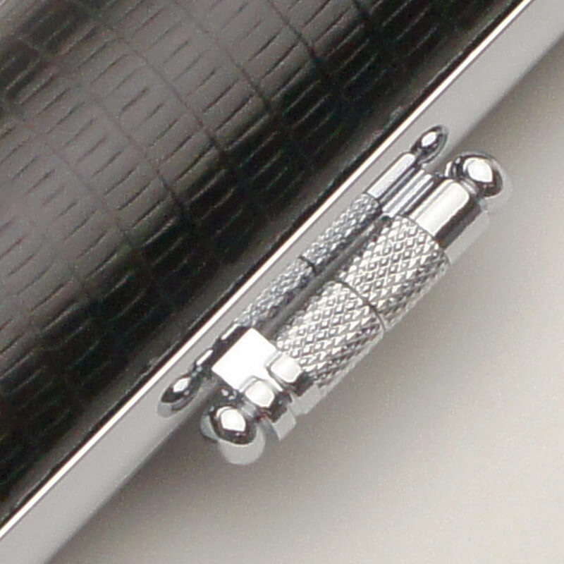 印鑑ケース リザードケース（黒） 13.5-15.0mm