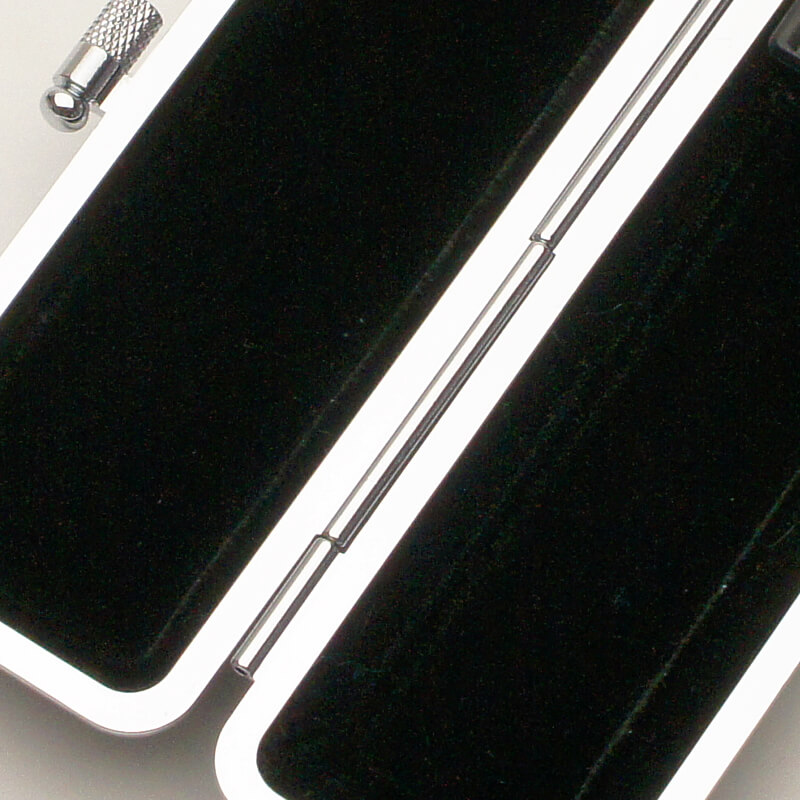 印鑑ケース リザードケース（黒） 13.5-15.0mm