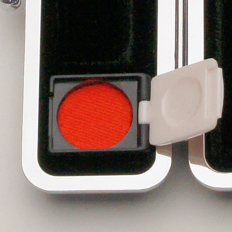 印鑑ケース リザードケース（赤） 16.5-18.0mm