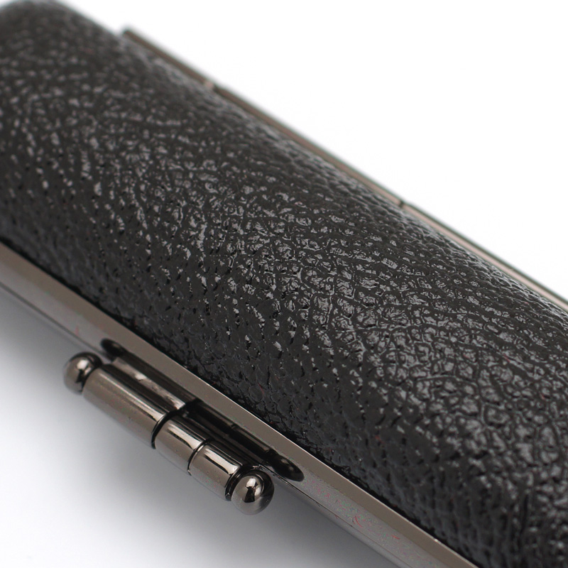 印鑑ケース ブラックメタル枠(角印用) ブラック 13.5-15.0mm