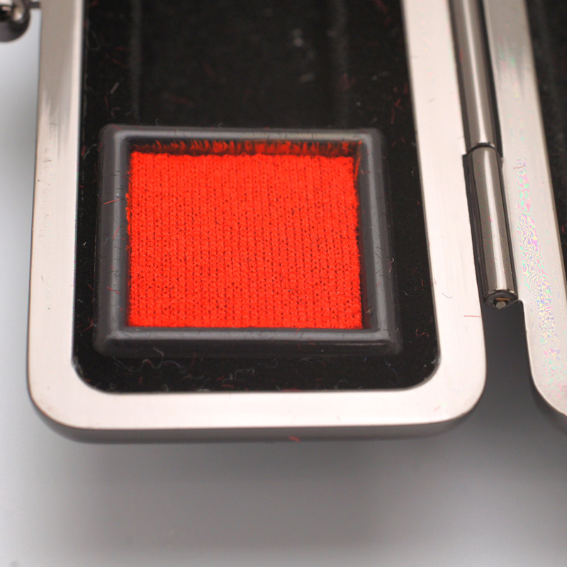 印鑑ケース ブラックメタル枠(角印用) ブラック 13.5-15.0mm