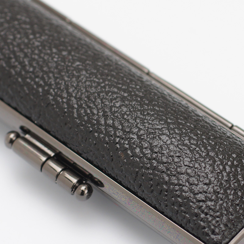 印鑑ケース ブラックメタル枠(寸胴用) ブラック 13.5-15.0mm