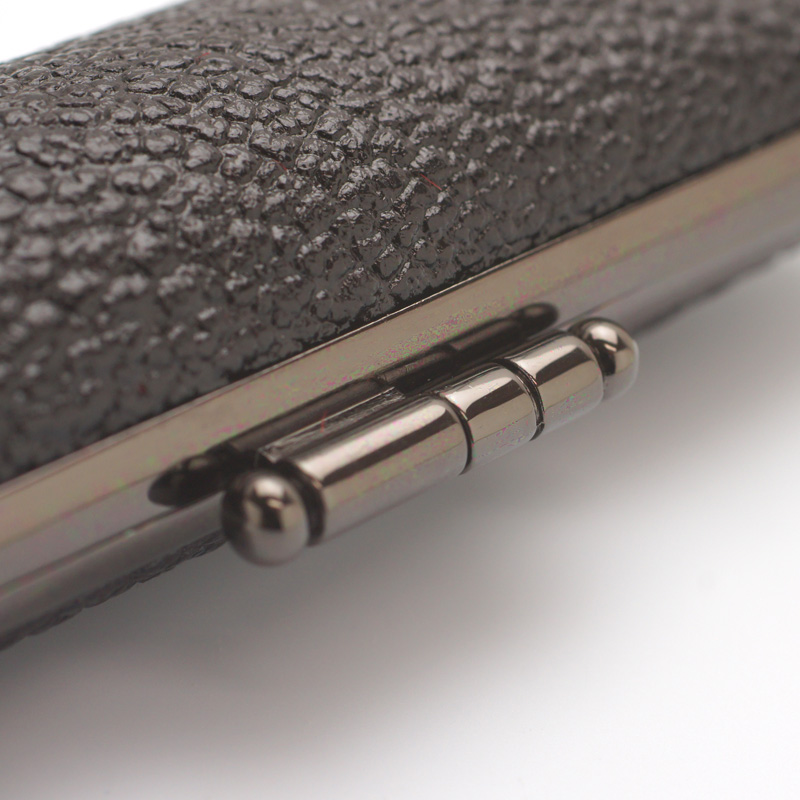 印鑑ケース ブラックメタル枠(寸胴用) ブラック 16.5-18.0mm