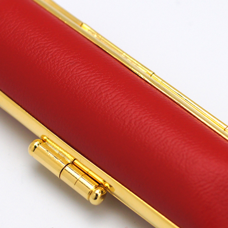 印鑑ケース 赤金枠 レッド 10.5-12.0mm