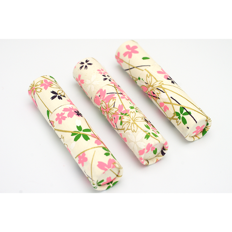 印鑑ケース おしゃれはんこ/和紙柄筒 W-07 10.5-12.0mm