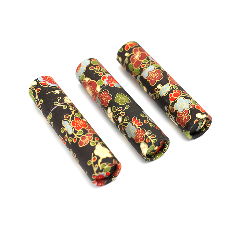 印鑑ケース おしゃれはんこ/和紙柄筒 W-14 10.5-12.0mm