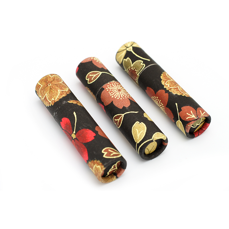 印鑑ケース おしゃれはんこ/和紙柄筒 W-22 10.5-12.0mm