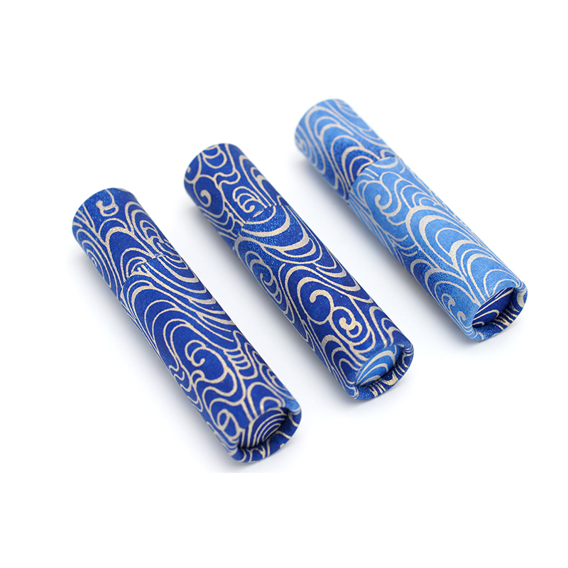 印鑑ケース おしゃれはんこ/和紙柄筒 W-36 10.5-12.0mm