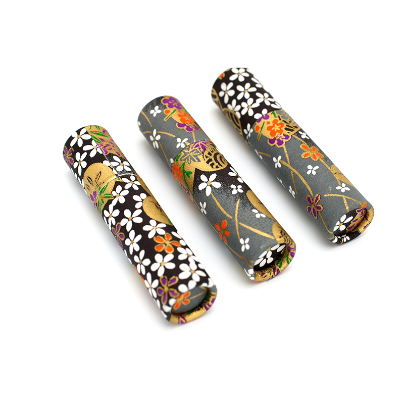 印鑑ケース おしゃれはんこ/和紙柄筒 W-43 10.5-12.0mm