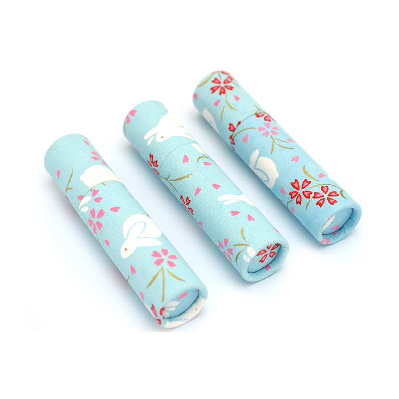 印鑑ケース おしゃれはんこ/和紙柄筒 W-55 10.5-12.0mm