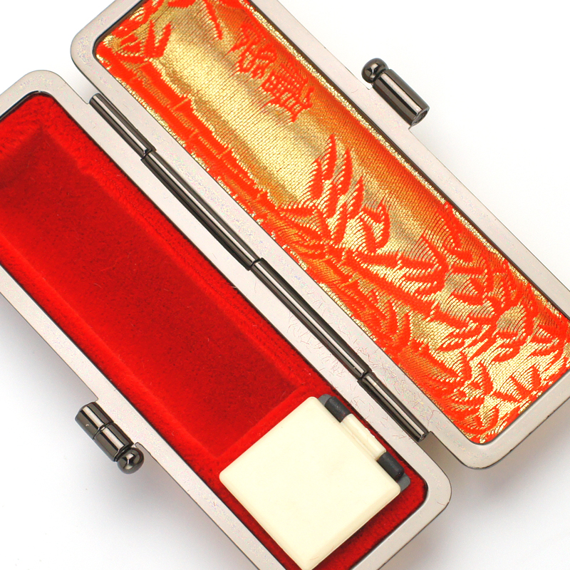 印鑑ケース プレミアムレザー オーストリッチ 16.5-18.0mm