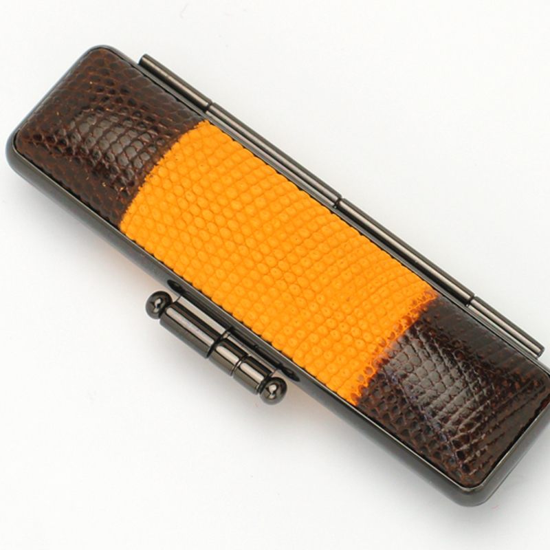 印鑑ケース プレミアムレザー カイマントカゲ 10.5-12.0mm