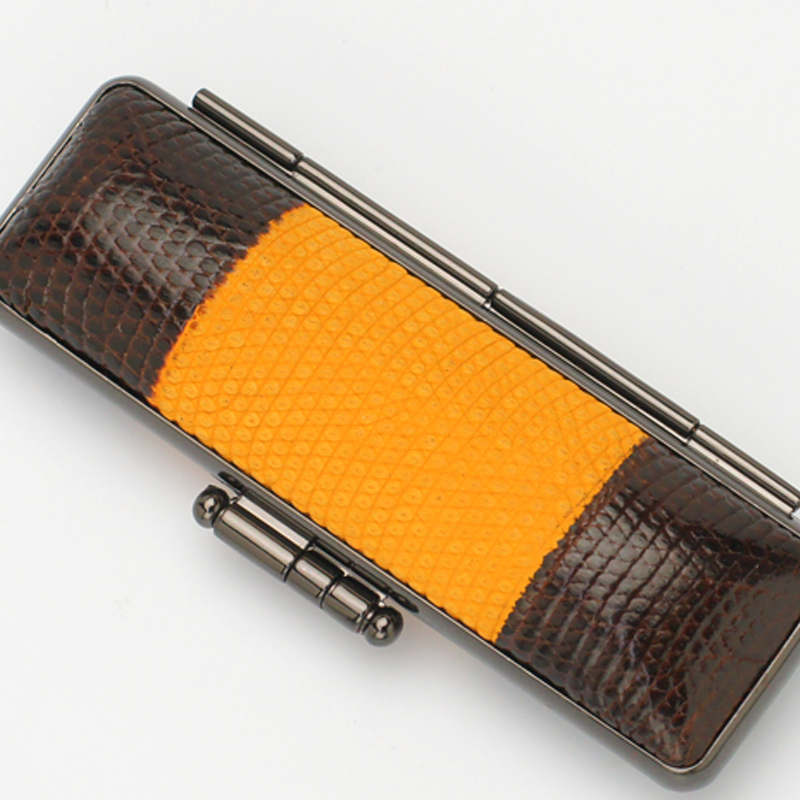 印鑑ケース プレミアムレザー カイマントカゲ 13.5-15.0mm