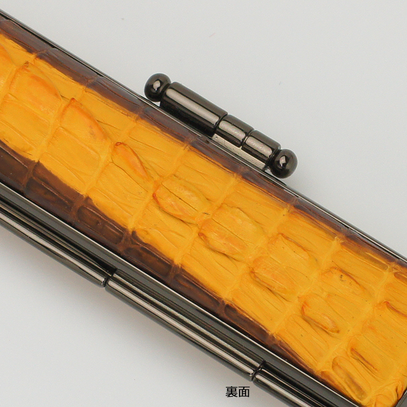 印鑑ケース プレミアムレザー 縦背ワニ 10.5-12.0mm
