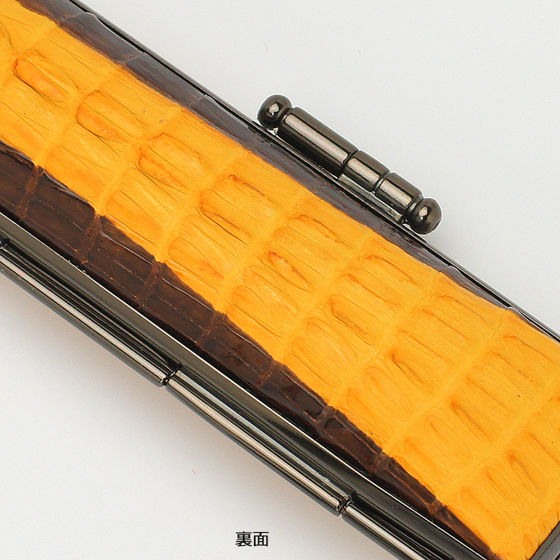 印鑑ケース プレミアムレザー 縦背ワニ 13.5-15.0mm