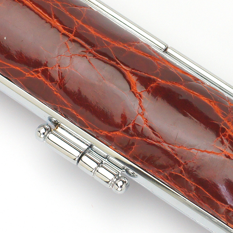 印鑑ケース プレミアムレザー ワニ 13.5-15.0mm