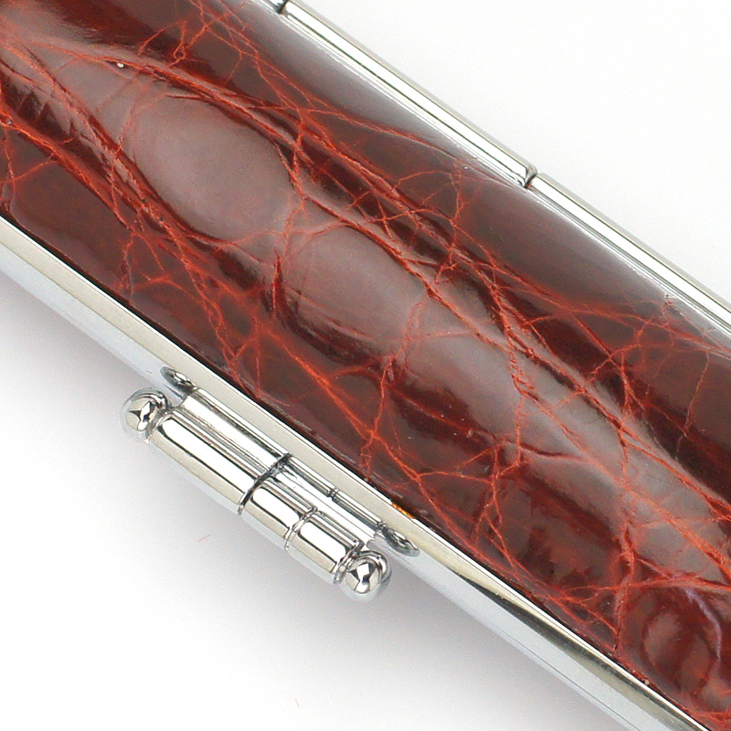 印鑑ケース プレミアムレザー ワニ 16.5-18.0mm