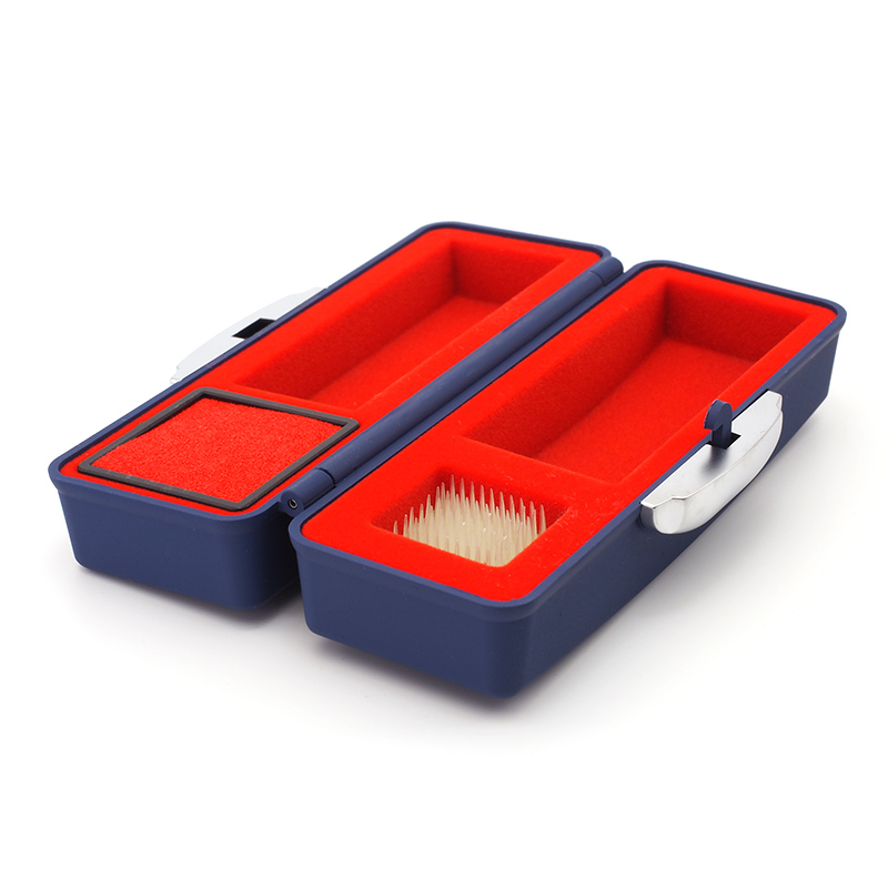 印鑑ケース プレステージ 21mm 角印用 ネイビー